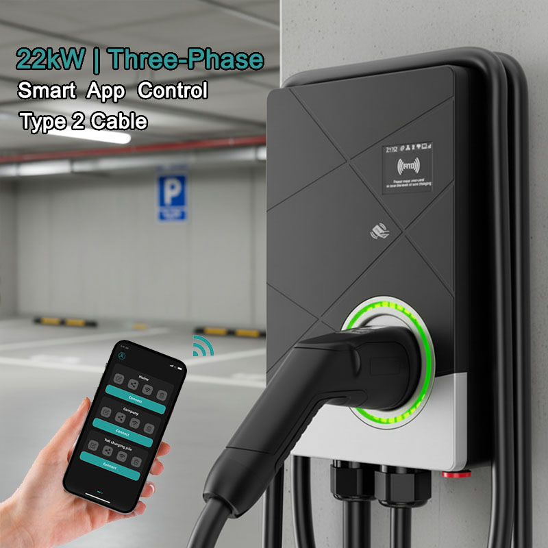 3 Phase 22kW Smart EV Charger  - 22Kw Wallbox Type 2 Ocpp Rfid recension och pris